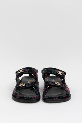 Tweed Dad Sandals