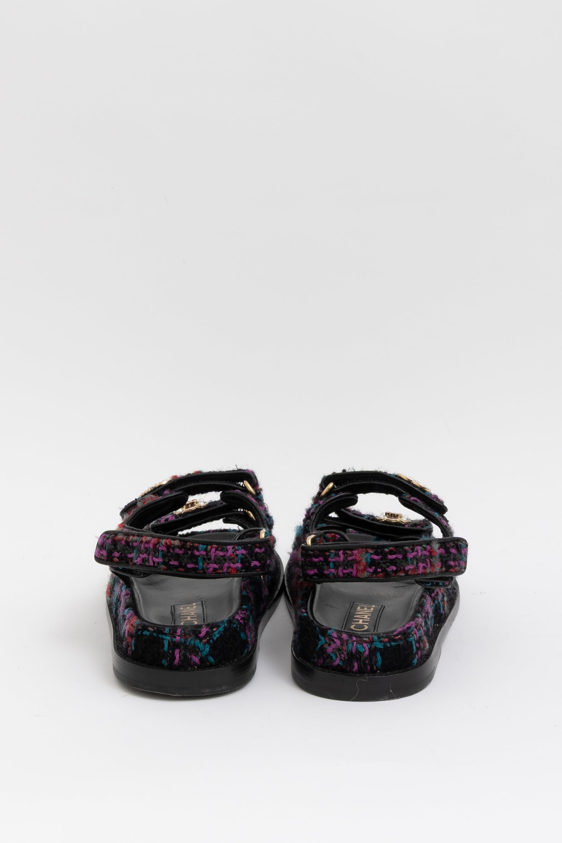 Tweed Dad Sandals