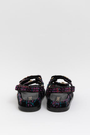 Tweed Dad Sandals