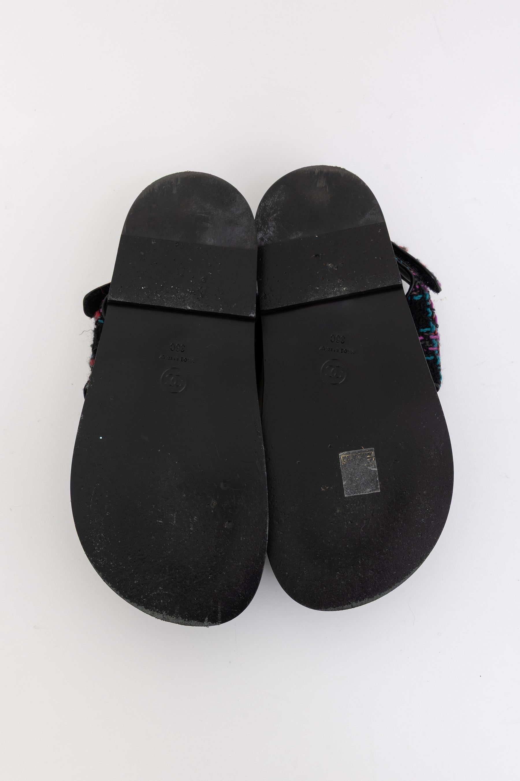 Tweed Dad Sandals