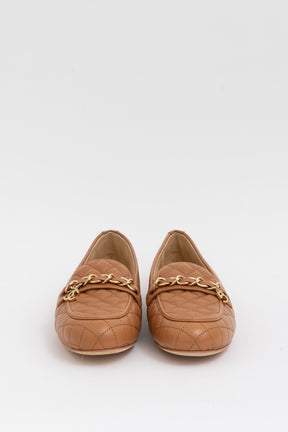 Quilted CC Chain Loafers