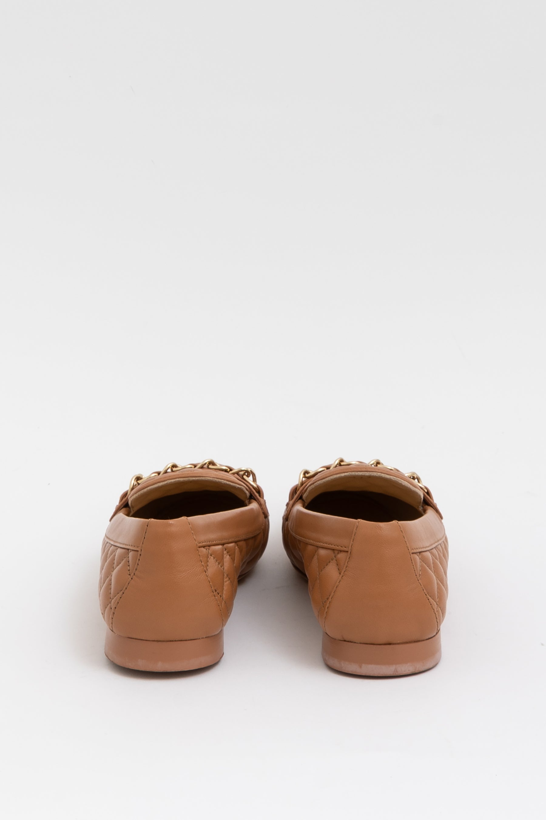 Quilted CC Chain Loafers