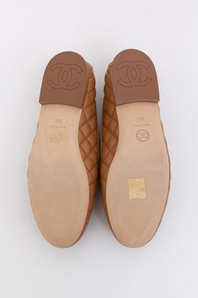 Quilted CC Chain Loafers