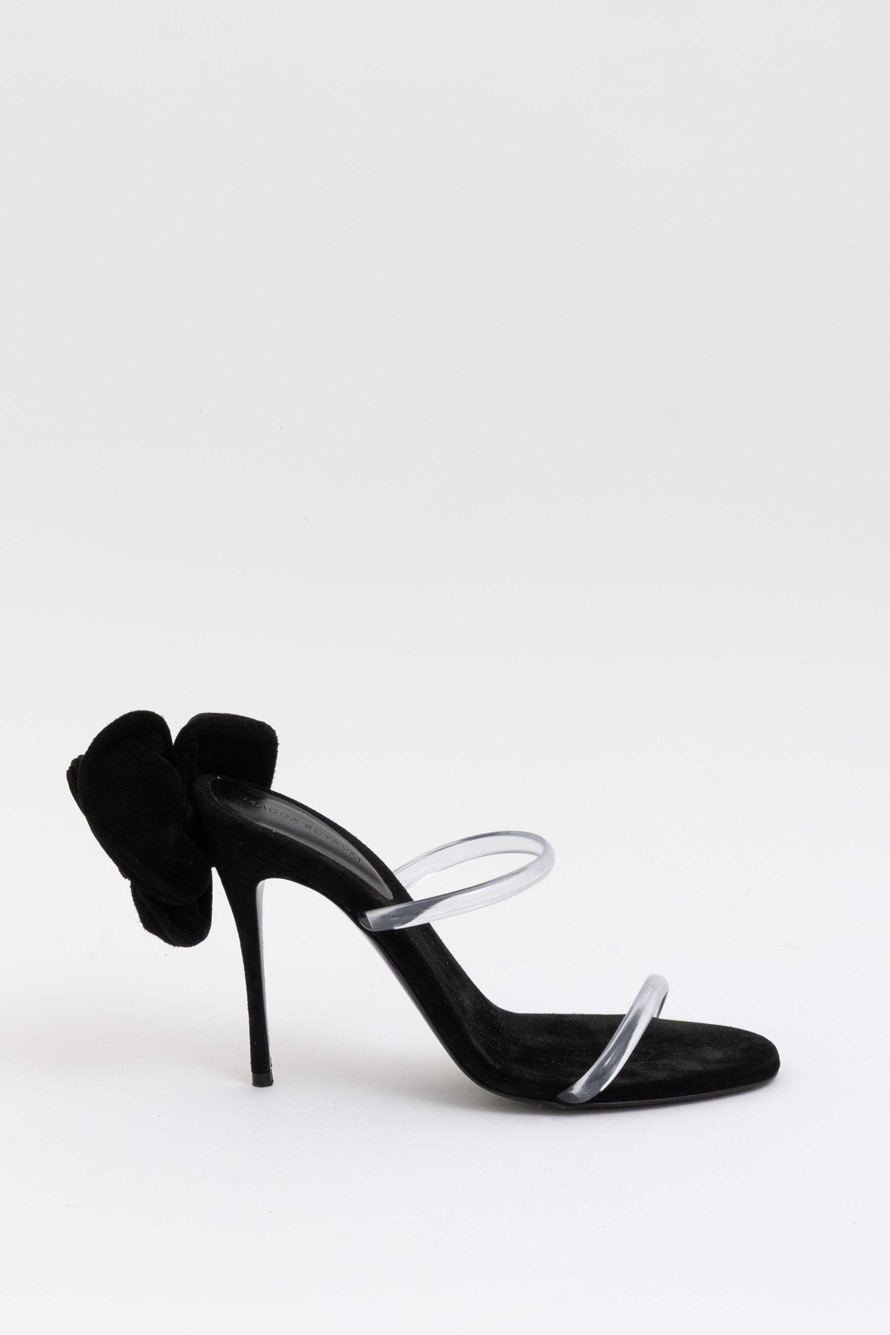 Floral Suede Sandals