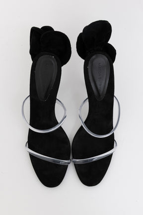 Floral Suede Sandals
