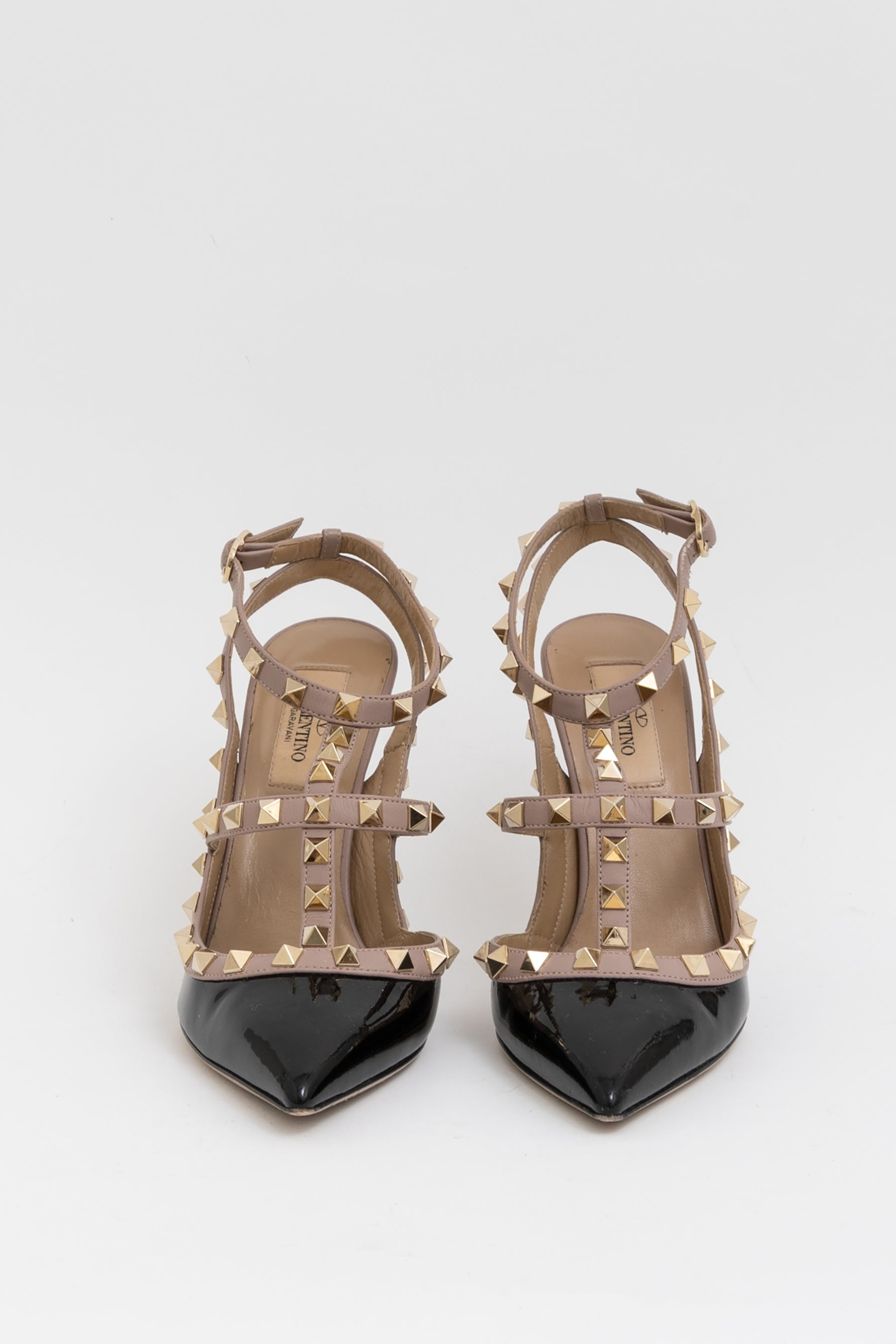 Patent Rockstud Caged Pumps