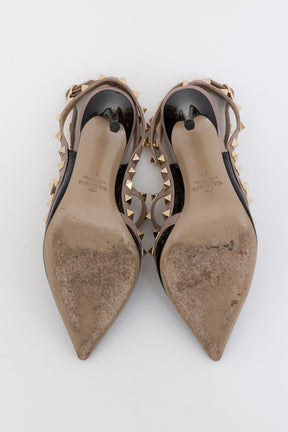 Patent Rockstud Caged Pumps