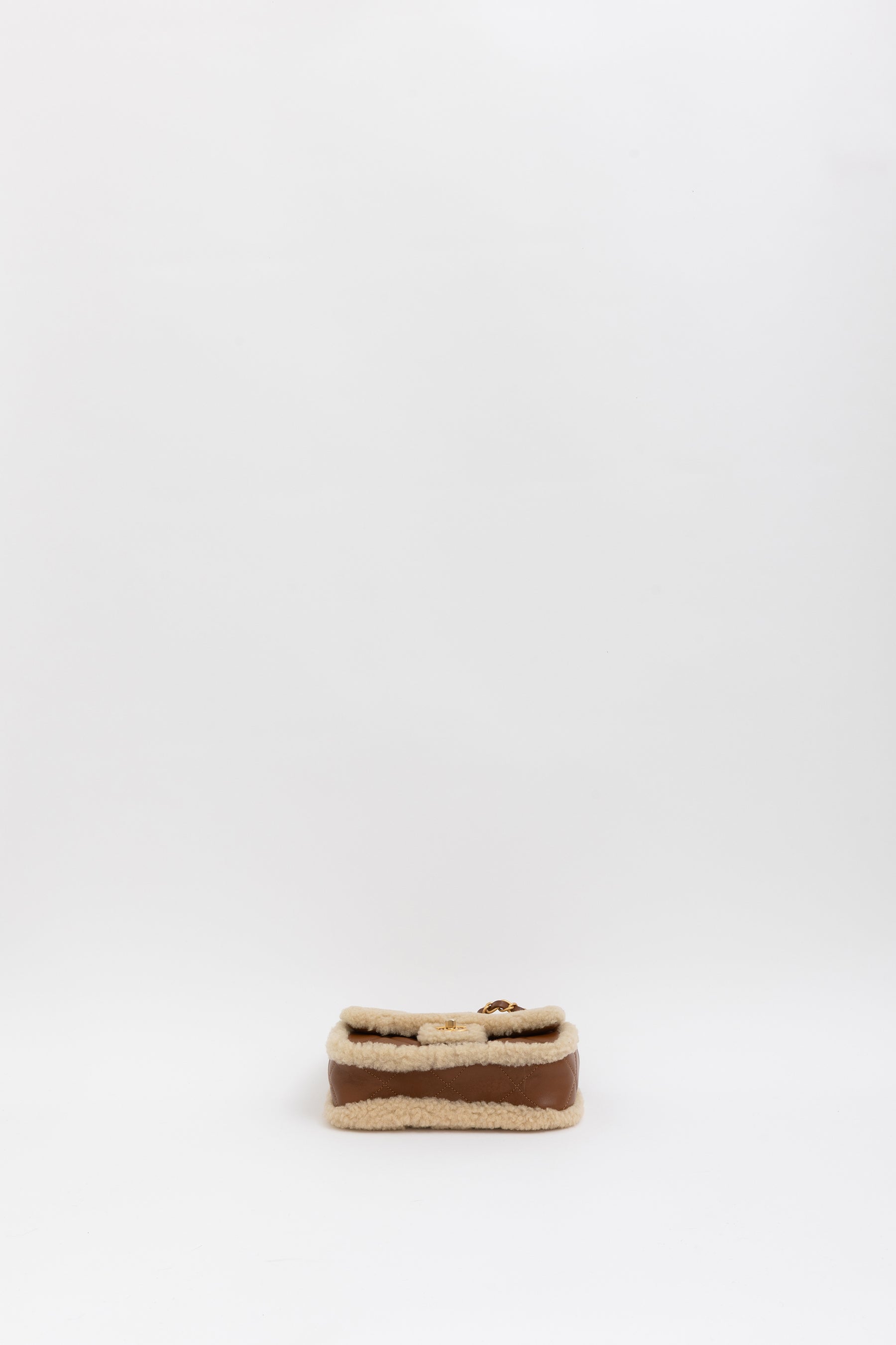 Mini Shearling Flap Bag
