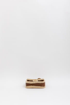 Mini Shearling Flap Bag