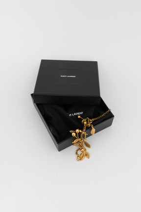 Saint Laurent Leaves Charm Bracelet