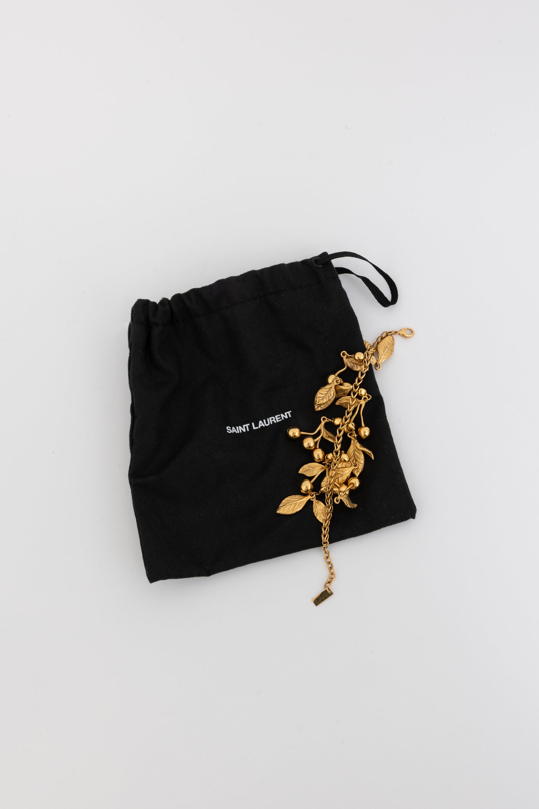 Saint Laurent Leaves Charm Bracelet