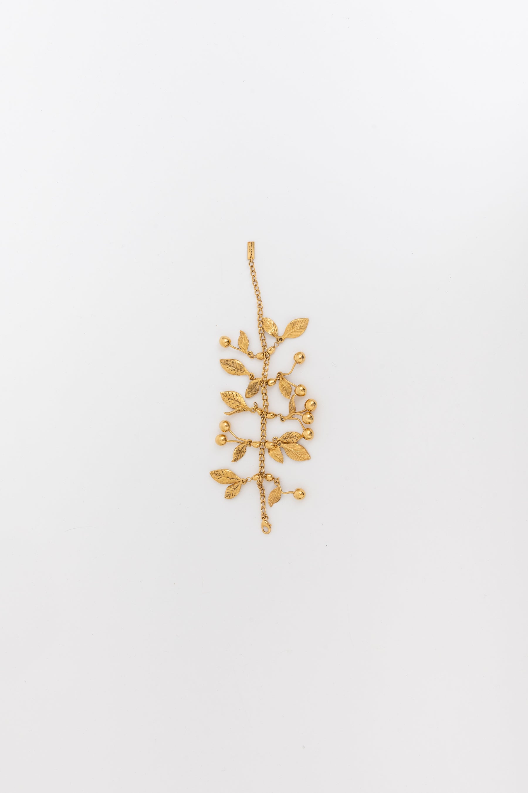 Saint Laurent Leaves Charm Bracelet