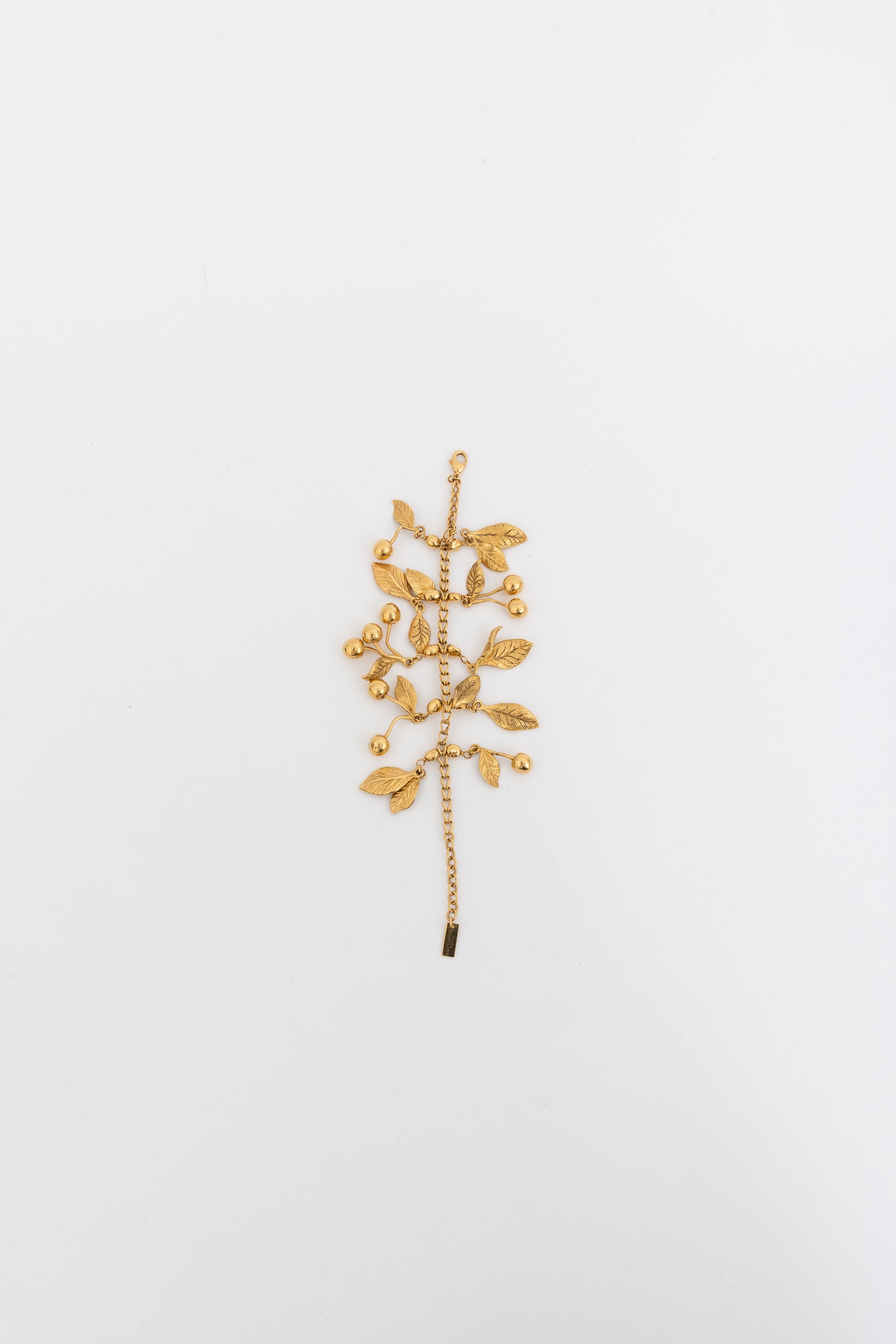 Saint Laurent Leaves Charm Bracelet