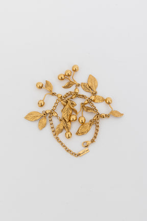 Saint Laurent Leaves Charm Bracelet