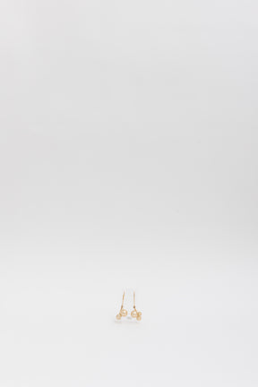 Bijoux Triple Faux Pearl Drop Earrings