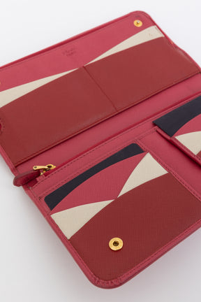 Saffiano Continental Wallet