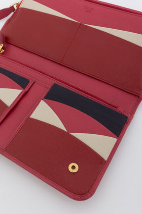 Saffiano Continental Wallet