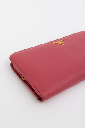 Saffiano Continental Wallet