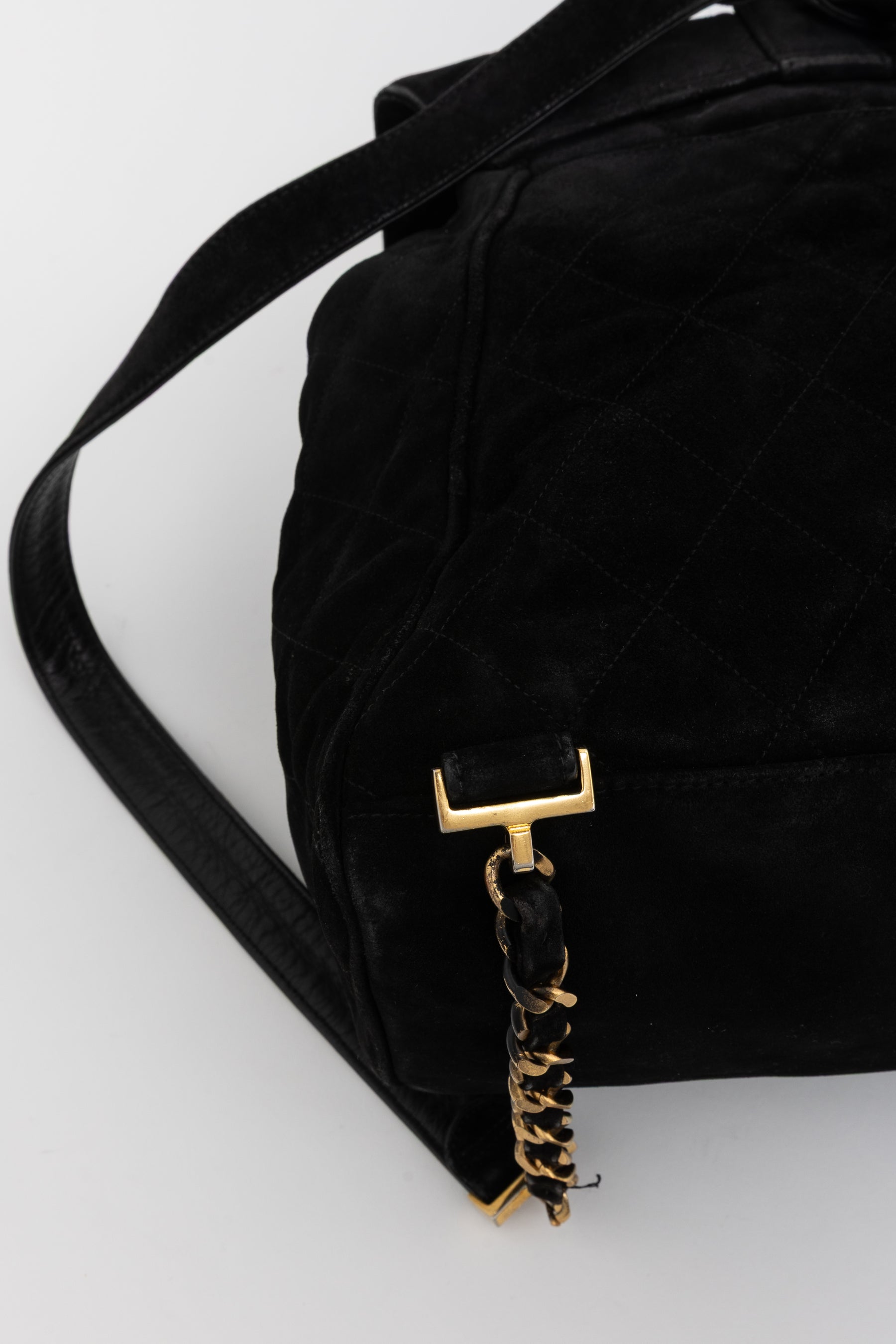 Suede Backpack