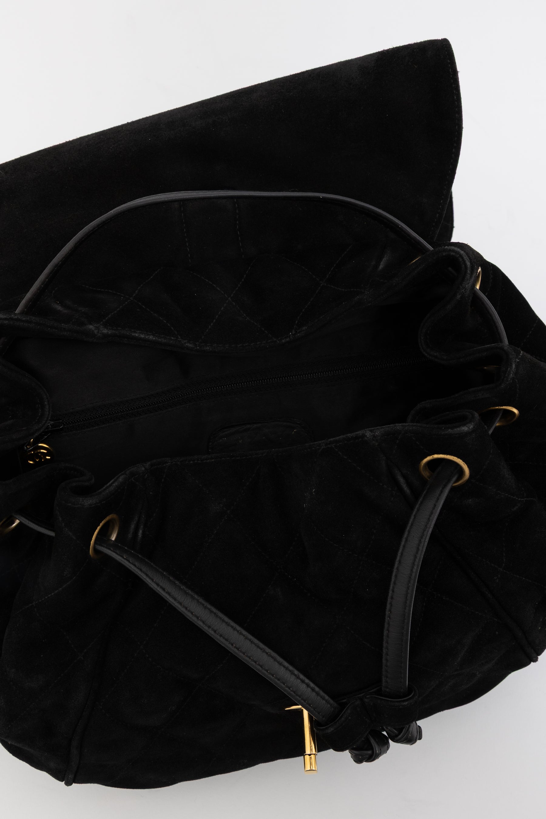 Suede Backpack