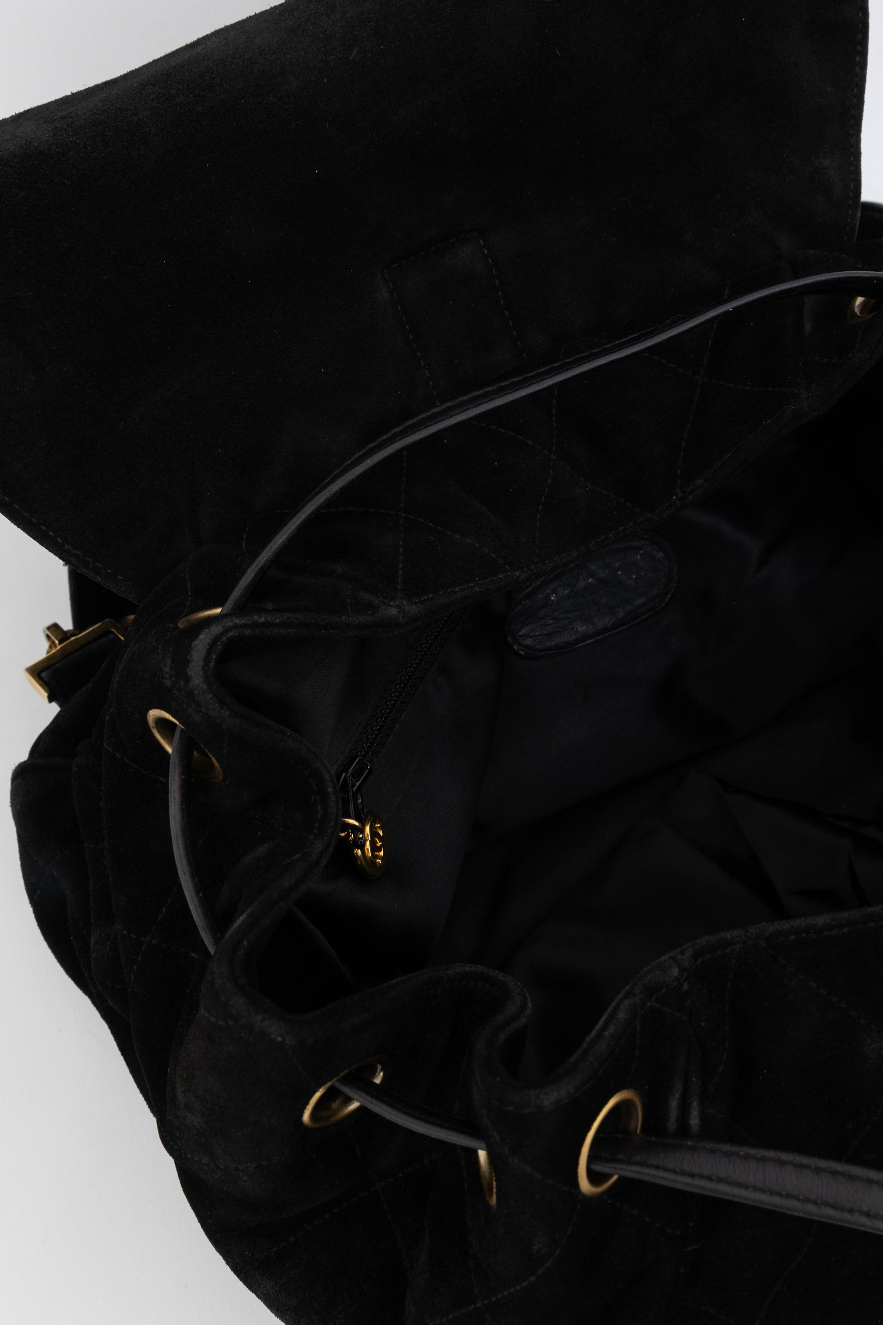 Suede Backpack