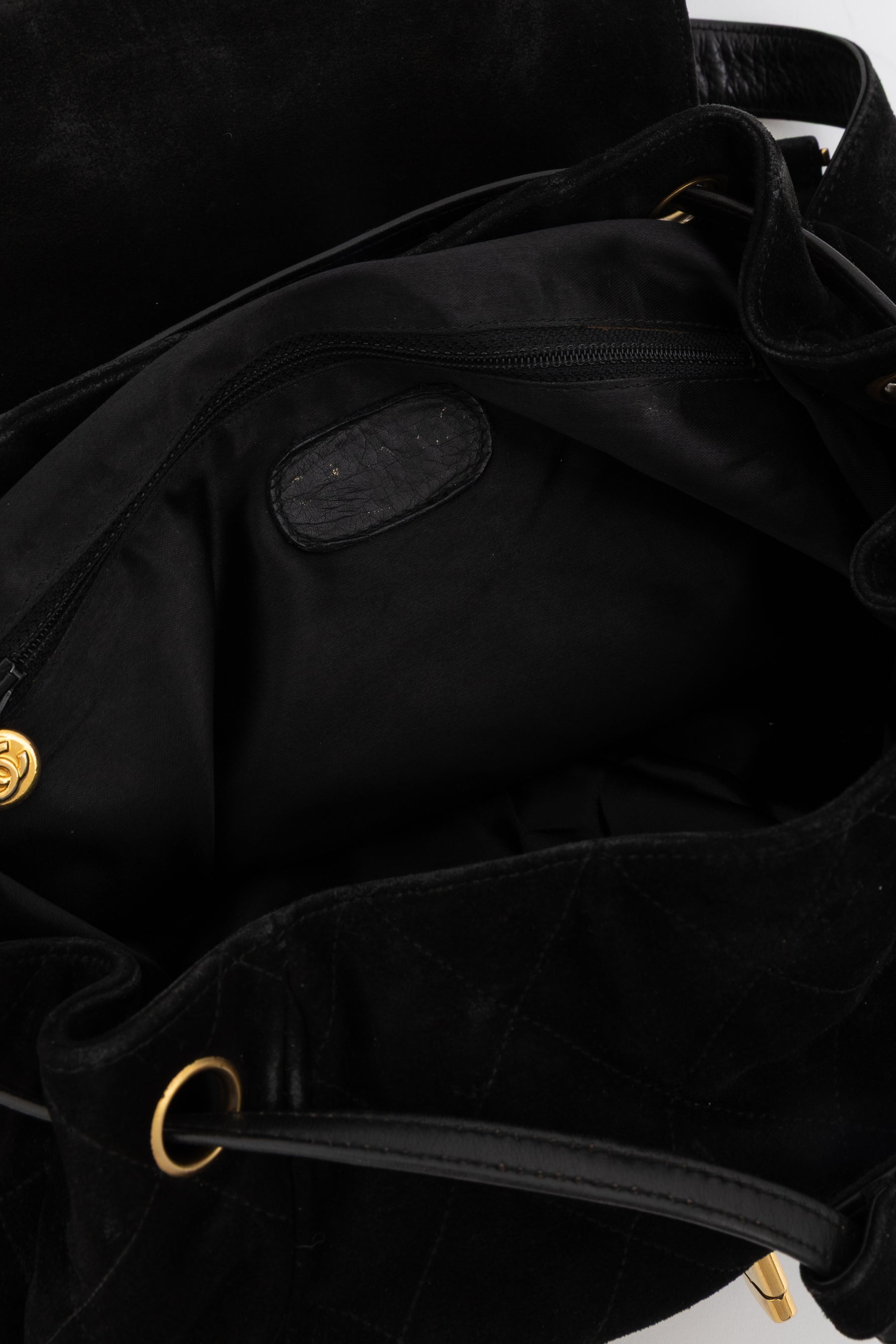 Suede Backpack
