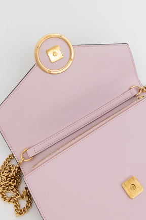 F is Fendi FF Embossed Wallet on Chain