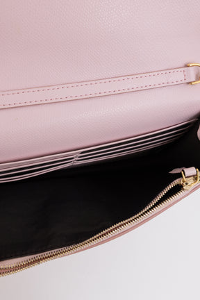 F is Fendi FF Embossed Wallet on Chain
