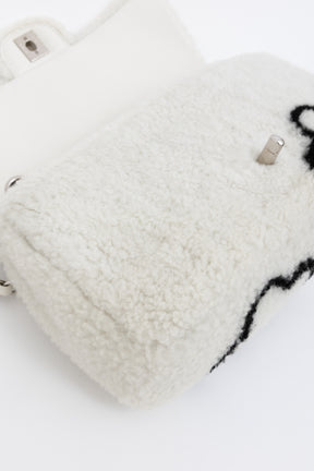 22A Fluffy Camellia Flap Bag