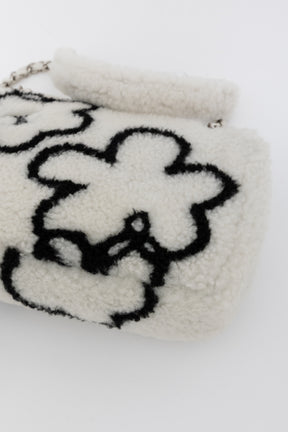 22A Fluffy Camellia Flap Bag
