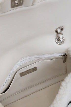 22A Fluffy Camellia Flap Bag