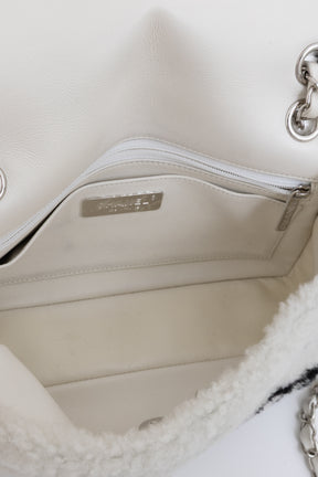 22A Fluffy Camellia Flap Bag