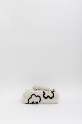 22A Fluffy Camellia Flap Bag