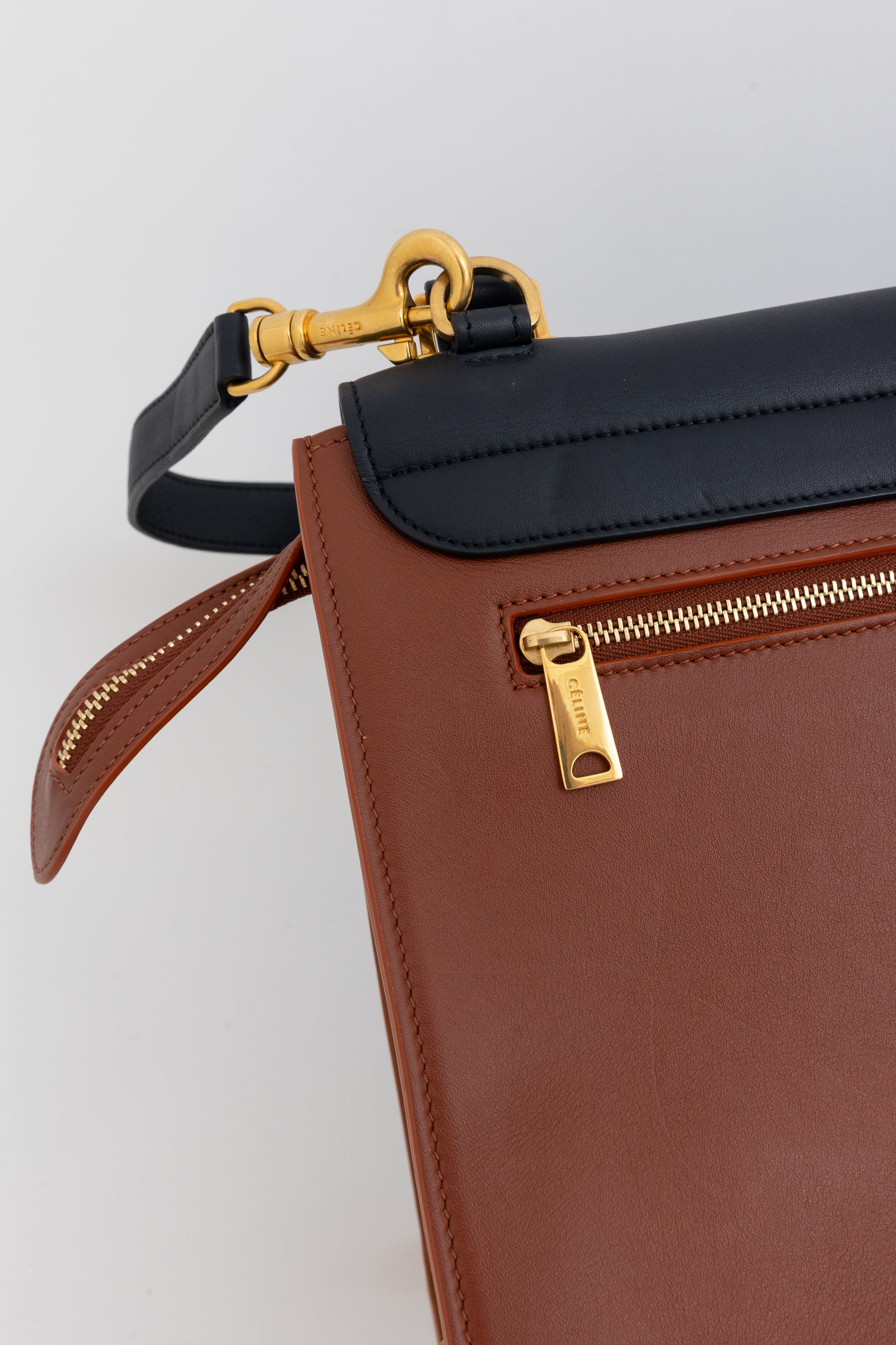 Tri-Colour Trapeze Bag