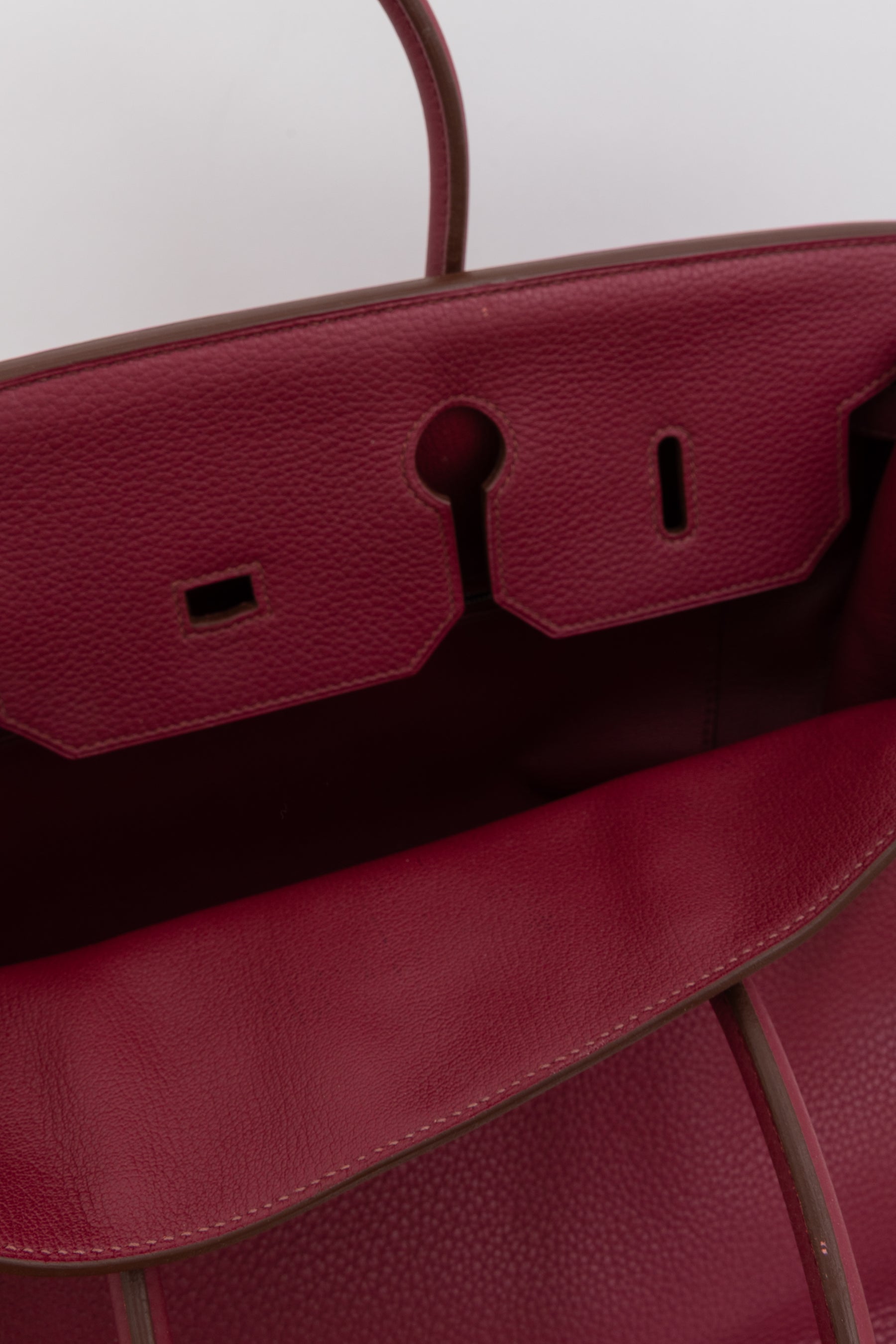 Birkin 40 Retourne in Tosca Clemence Leather