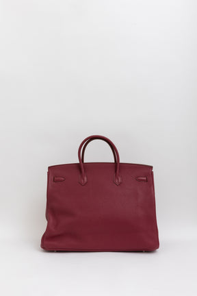 Birkin 40 Retourne in Tosca Clemence Leather
