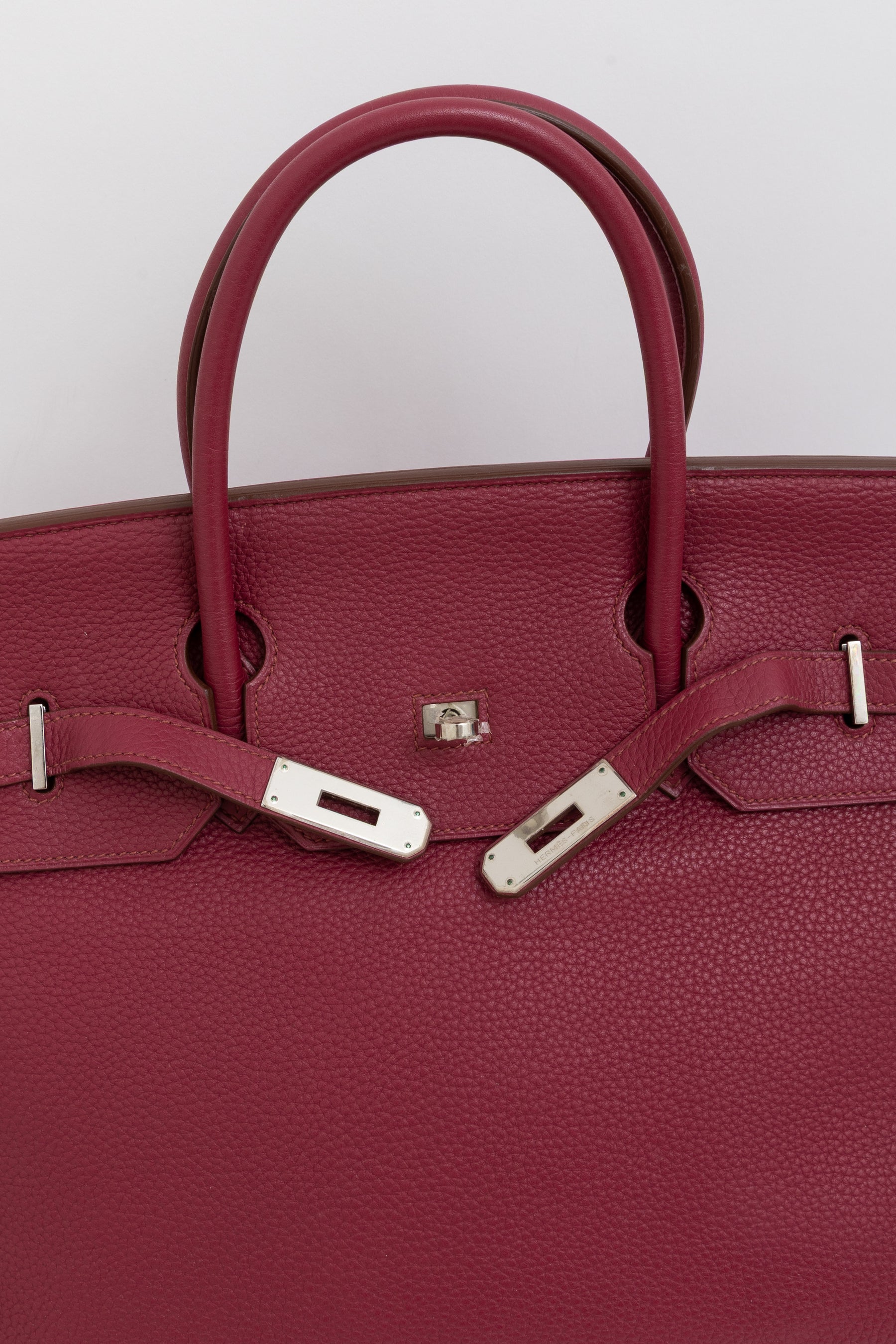 Birkin 40 Retourne in Tosca Clemence Leather