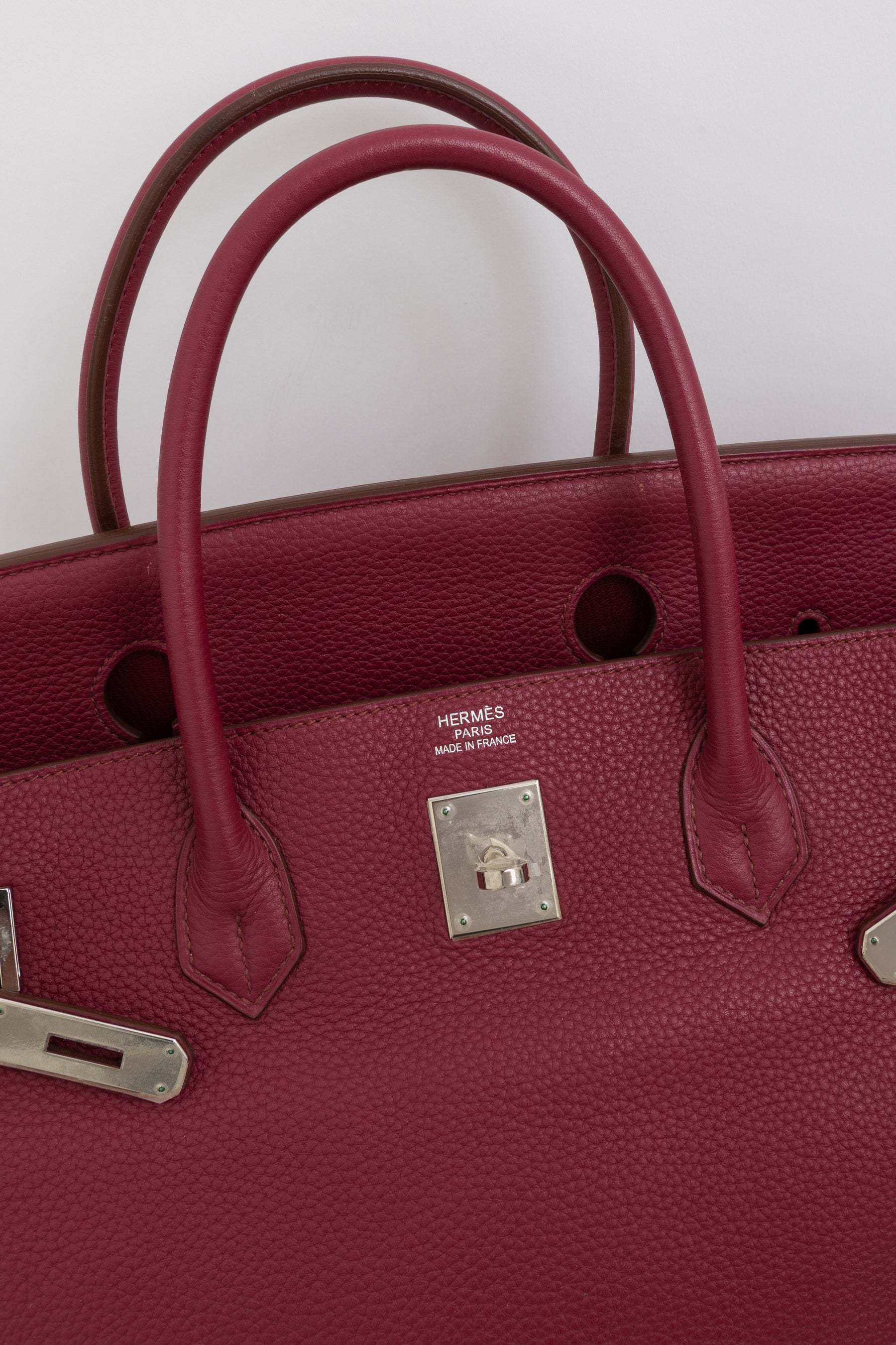 Birkin 40 Retourne in Tosca Clemence Leather