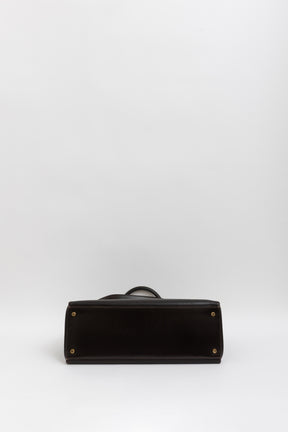 Kelly 35 Retourne Brown Box Leather