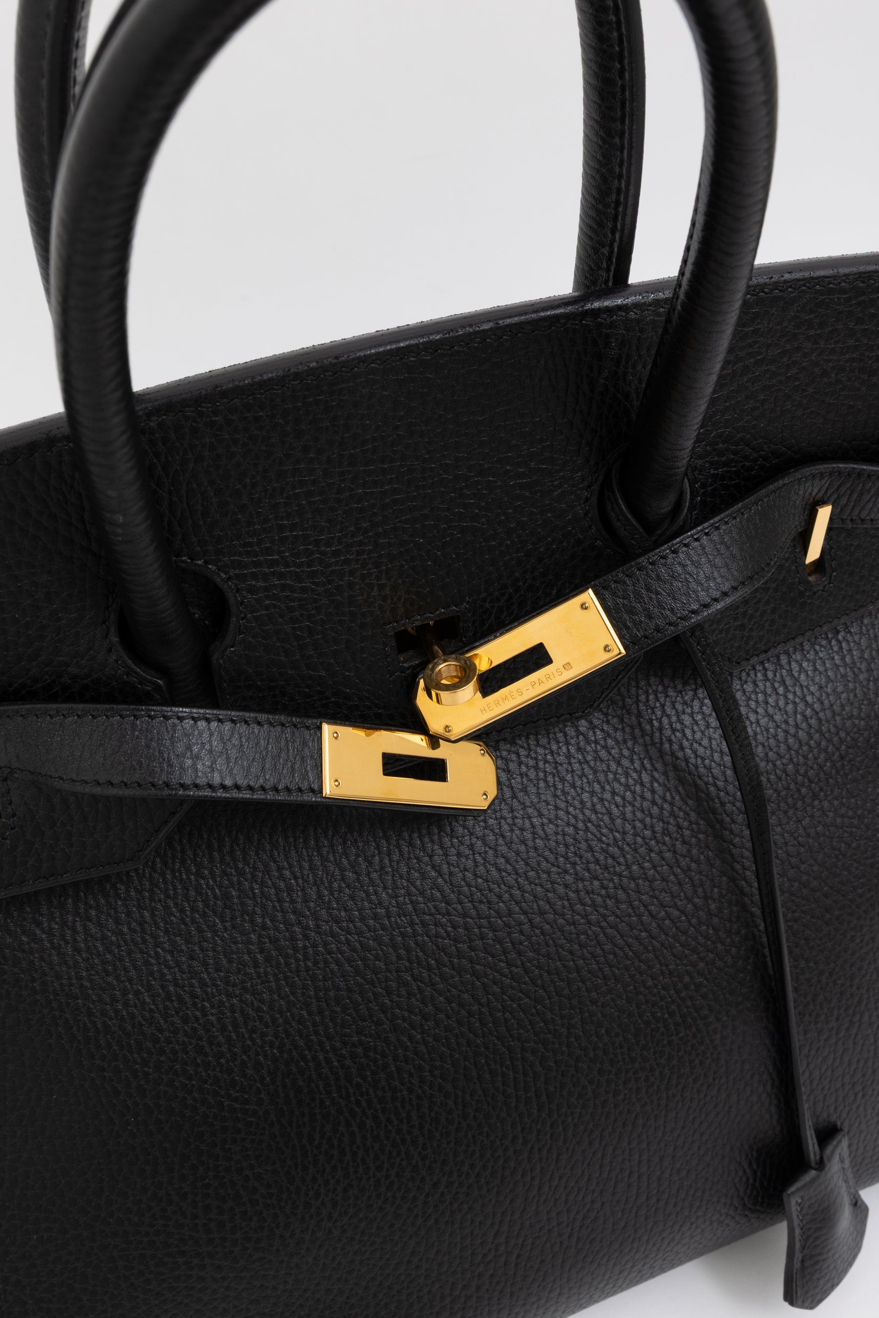 Birkin 35 in Black Ardennes Leather with Gold Hardware