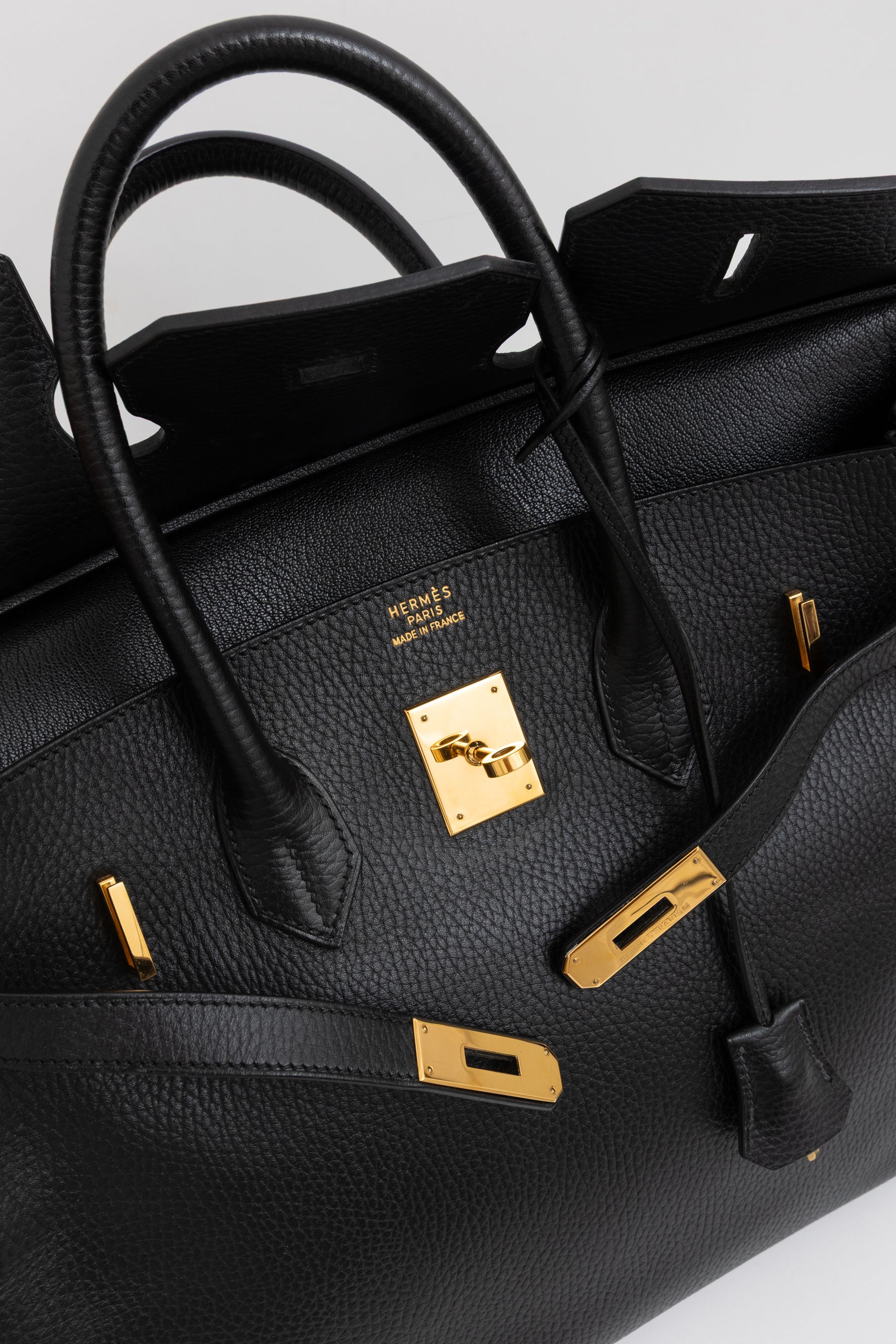 Birkin 35 in Black Ardennes Leather with Gold Hardware