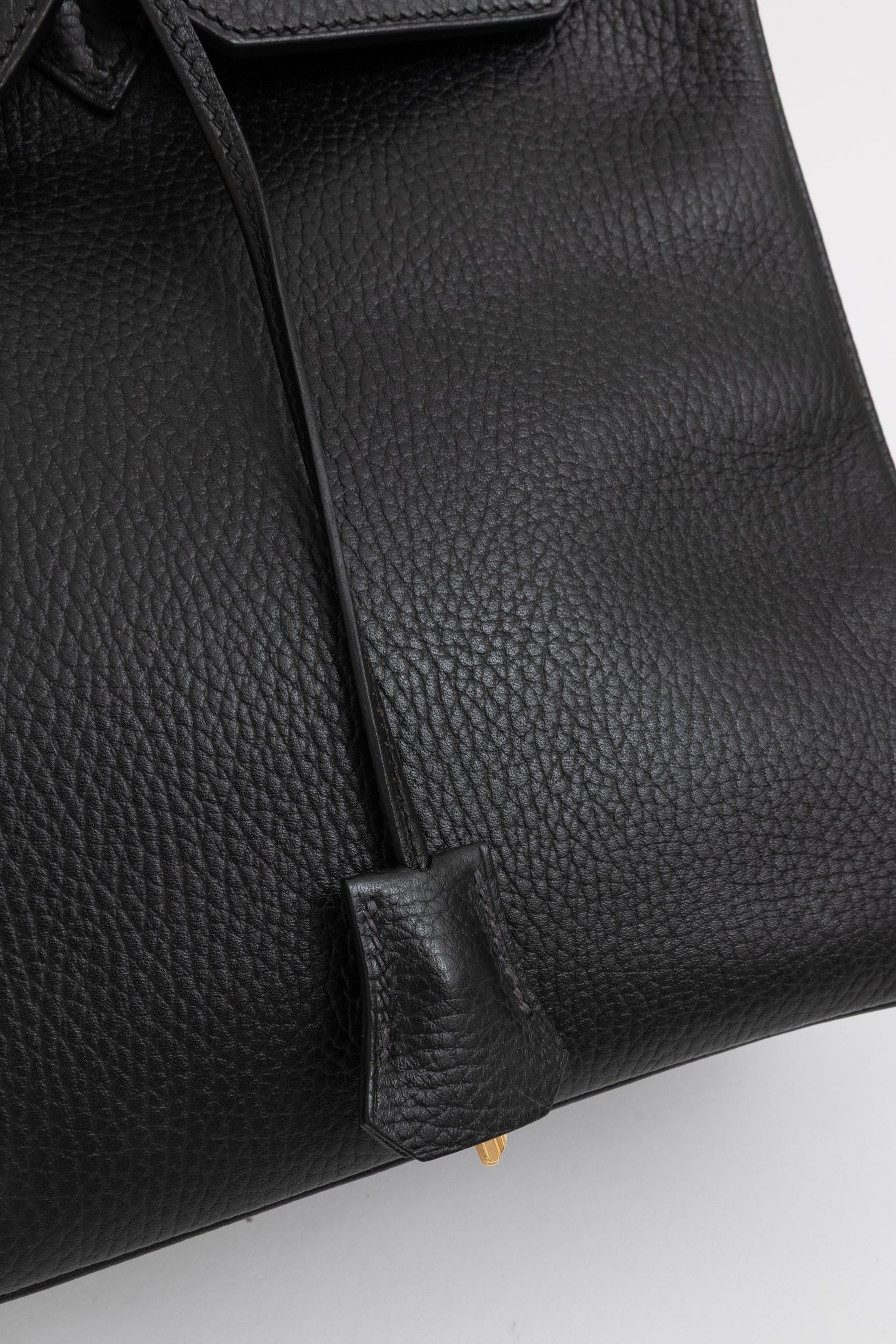 Birkin 35 in Black Ardennes Leather with Gold Hardware