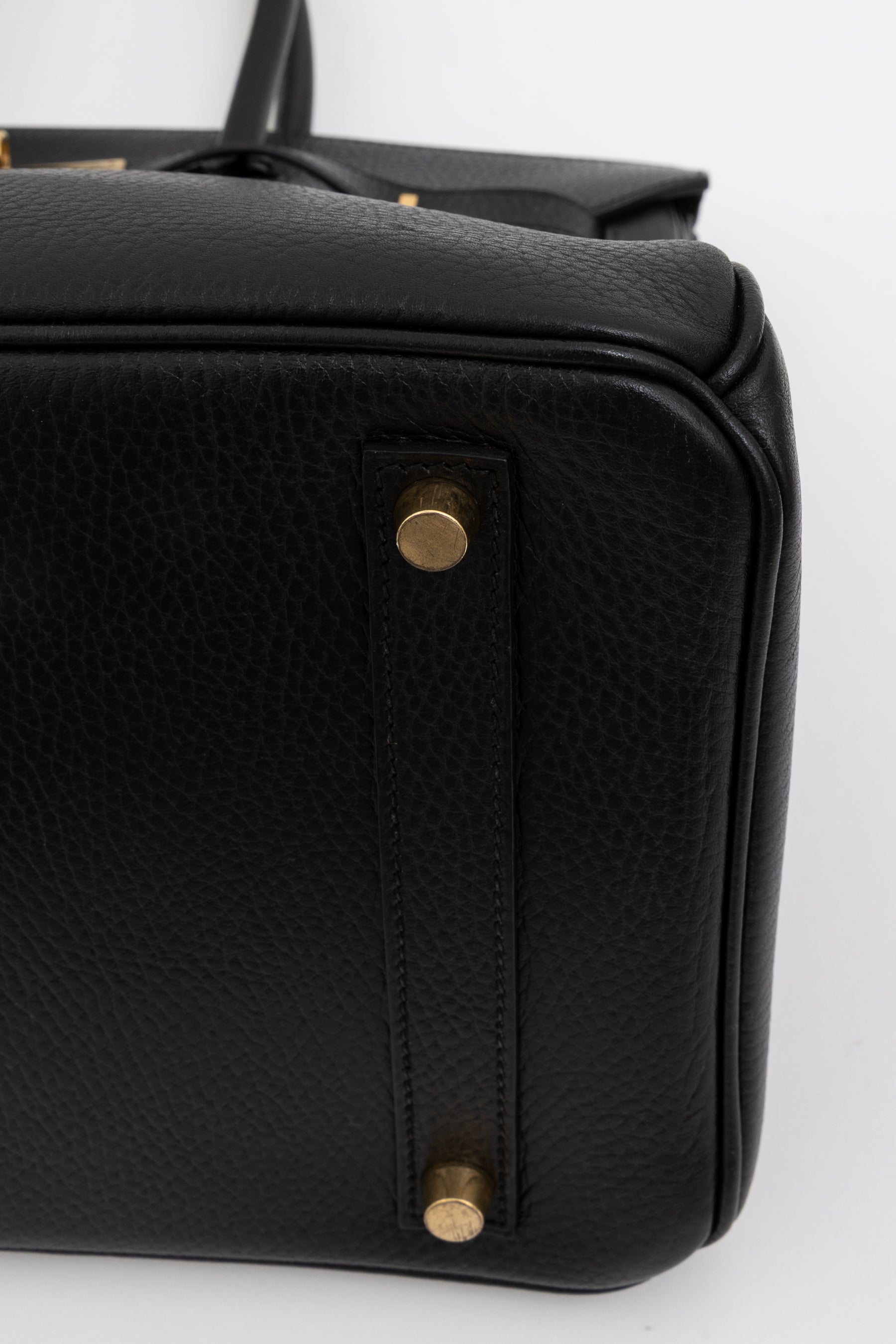Birkin 35 in Black Ardennes Leather with Gold Hardware