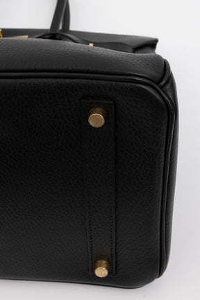 Birkin 35 in Black Ardennes Leather with Gold Hardware