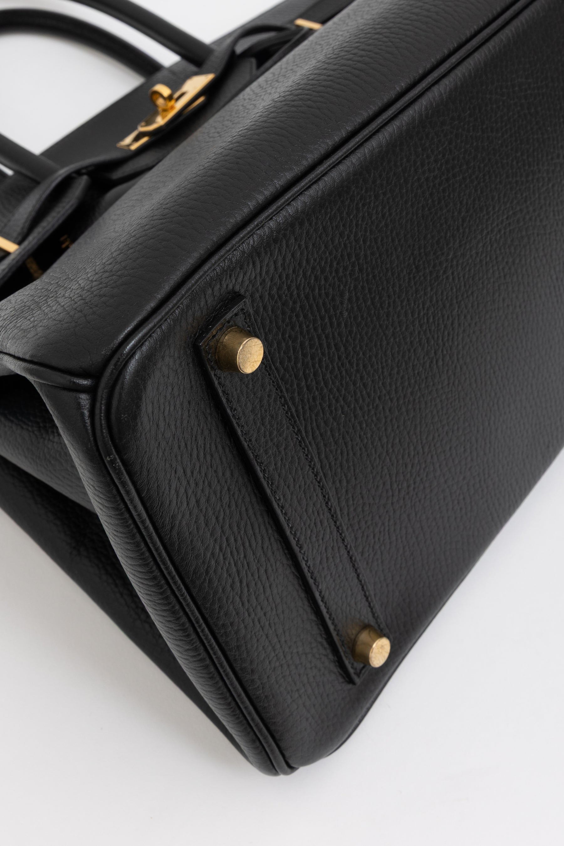 Birkin 35 in Black Ardennes Leather with Gold Hardware