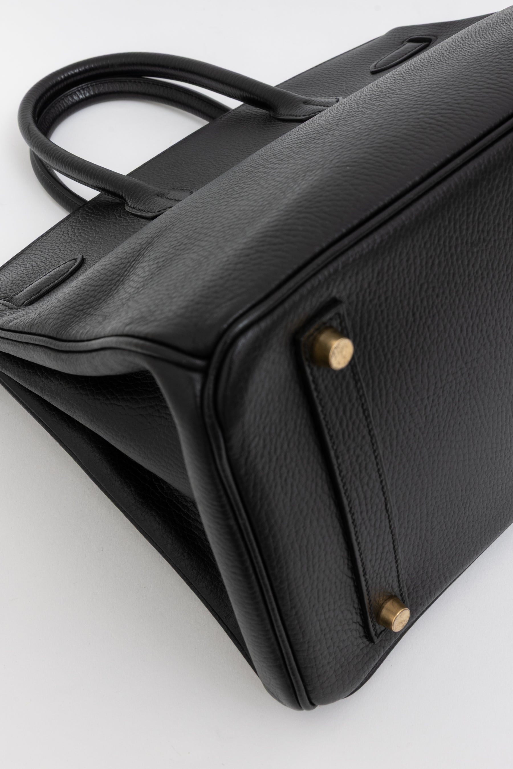 Birkin 35 in Black Ardennes Leather with Gold Hardware