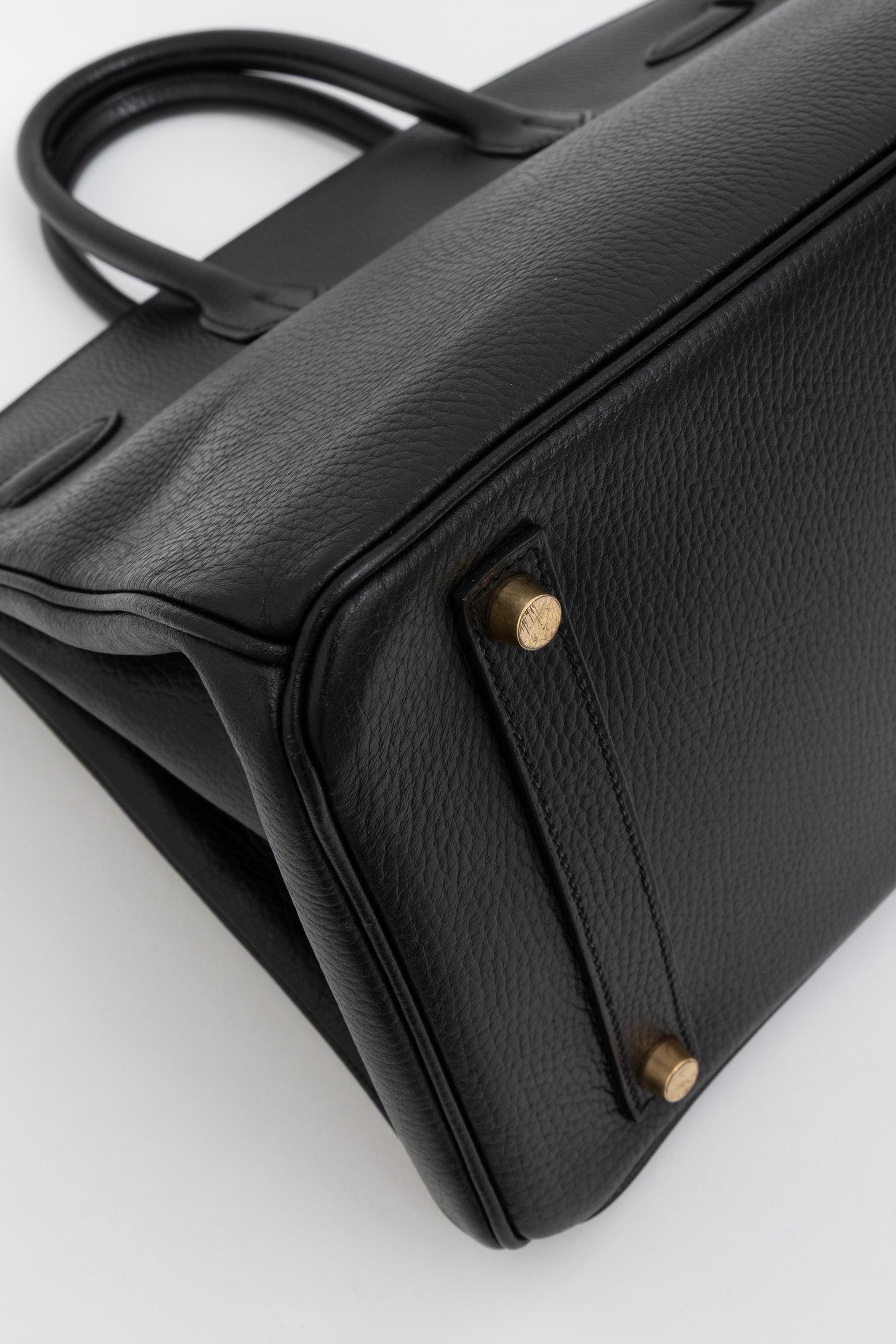 Birkin 35 in Black Ardennes Leather with Gold Hardware