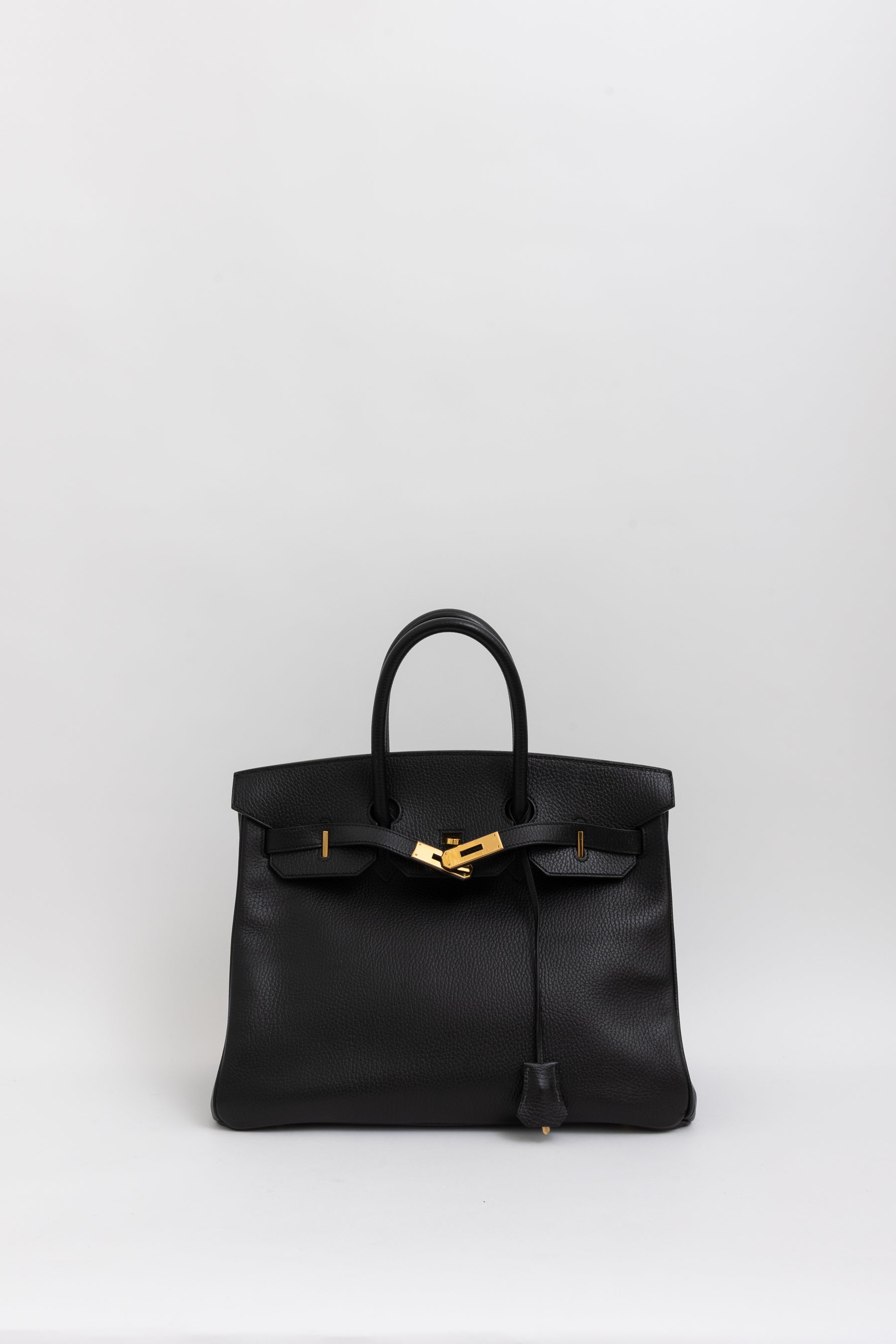 Birkin 35 in Black Ardennes Leather with Gold Hardware