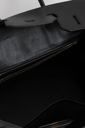 Birkin 35 in Black Ardennes Leather with Gold Hardware