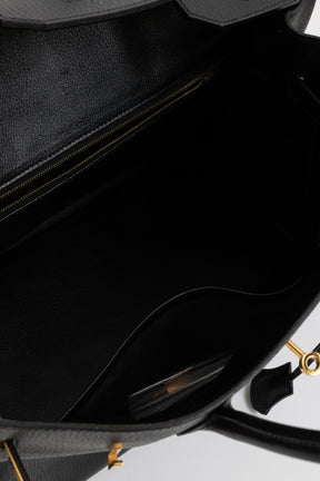 Birkin 35 in Black Ardennes Leather with Gold Hardware